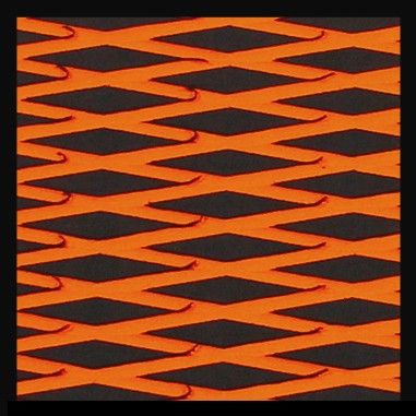 1050x1600 cm, 2T CUT DIAMOND W/PSA - BLACK on ORANGE — SHT40D-2TPSA-BLK-ORA SBT
