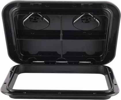 WATERPROOF AAS WALKABLE INSPECTION HATCH 606x353 mm, BLACK — L5434606 TREM