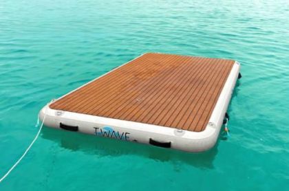НАДУВАЕМА ПЛАВАЩА ПЛАТФОРМА T-WAVE 250x150x15 см. — B2015250 TREM