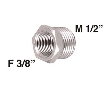 АДАПТОР ЗА МАРКУЧ ЗА ДУШ ОТ 3/8“ КЪМ 1/2“ — N0112241 TREM
