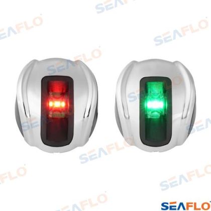 PAIR OF STAINLESS STEEL LED LIGHTS 12V — SFNL021PS01
