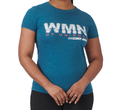 CAN-AM WOMEN`S T-SHIRT WMN BLUE — 4547210482 BRP