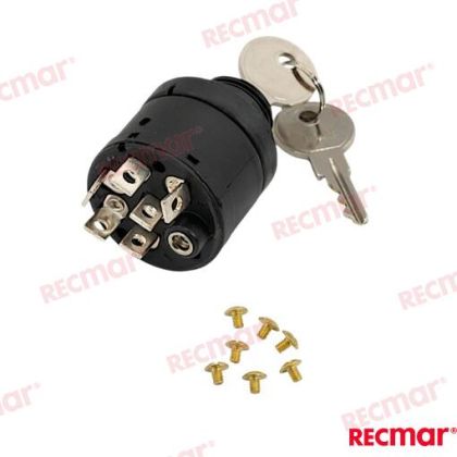 КЛЮЧ СТАРТЕРЕН ПЛАСТМАСОВ 7 ПИНА-4 ПОЗИЦИИ — REC41040