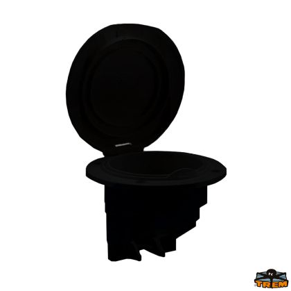 КРЪГЛА КУТИЯ ЗА ДУШ  /ЧЕРНА/ — N0180070 TREM