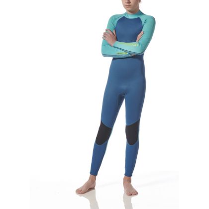 Essential 3/2mm Full Wetsuit - Youth AZURE/OCEAN Y-L — P203226 TYPHOON