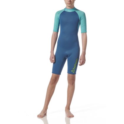 Essential 3/2mm Shorty - Youth AZURE/OCEAN Y-M — P203729 TYPHOON