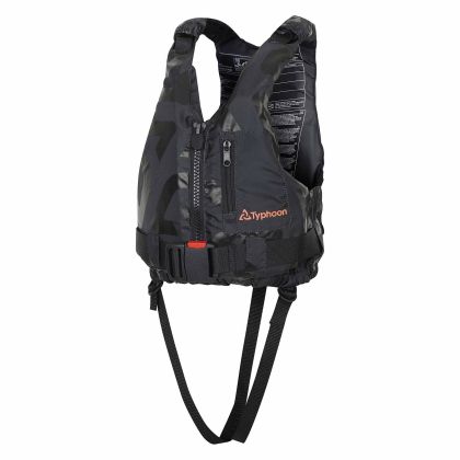 Hudson Junior 50N F/E Buoyancy Aid - BLACK — P201432 TYPHOON