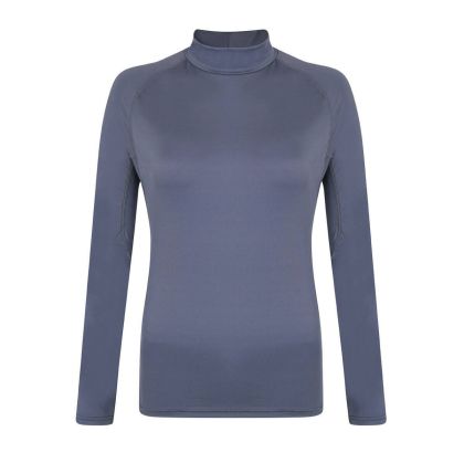 Fintra L/S Tech Rash Vest Wmn Graphite 16 — P200233 TYPHOON