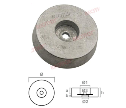 ЦИНКОВ АНОД ЗА КЪРМА 135x50mm — REC8103