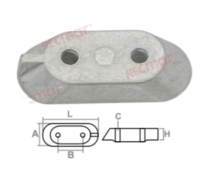АЛУМИНИЕВ АНОД YAMAHA — REC65W-45251-00AL