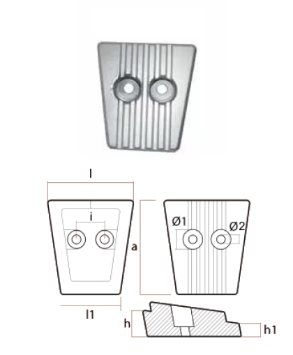 PLATE FOR ENGINES VOLVO PENTA SX — 00737 TSEAL