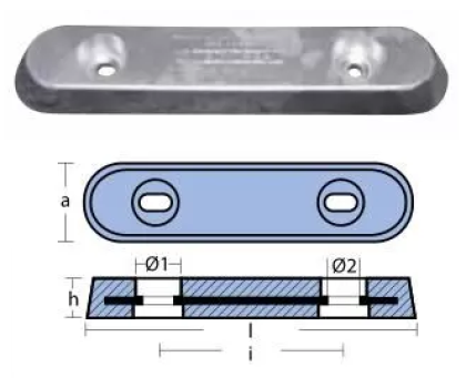 ЦИНКОВ АНОД ЗА КОРПУС — 00221 TSEAL
