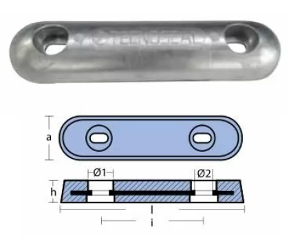 ANODES FAIRLINE 4 kg — 00271E TSEAL