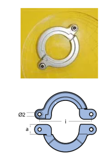 KIT COLAR ENGINE YANMAR 01350/1 W/ VITI — KIT 1305-1 TSEAL