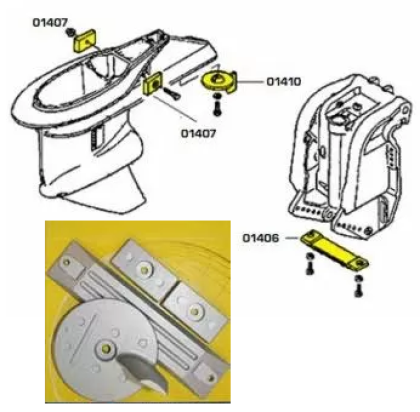 KIT HONDA BF OF ALUMINUM — KIT HONDA BFAL TSEAL