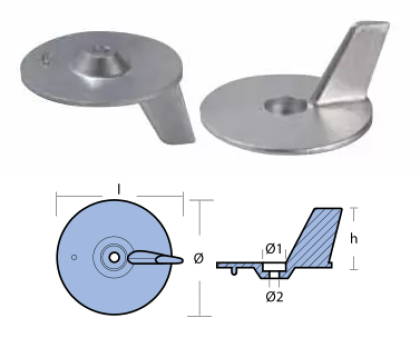 SKEG FOR ENGINE HONDA F.B. — 01403 TSEAL