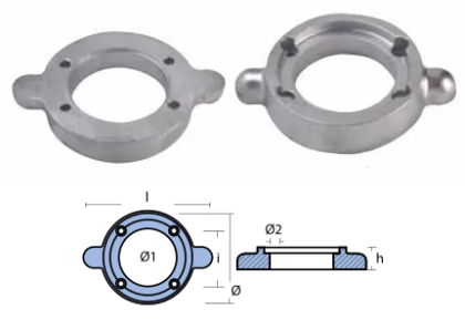 COLAR ENGINE YANMAR — 01305 TSEAL