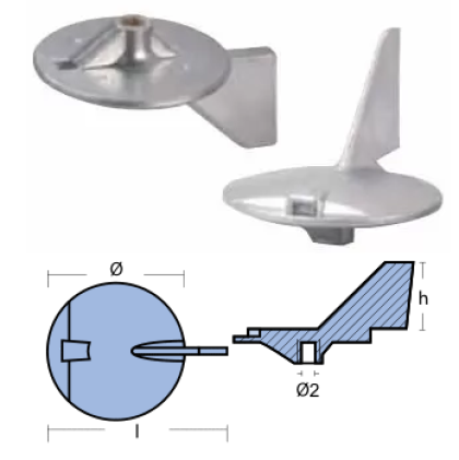 ЦИНКОВ АНОД YAMAHA — 01134SX TSEAL
