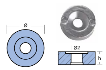 WASHER MARINER DIA 20 SPES.7 — 01127 TSEAL