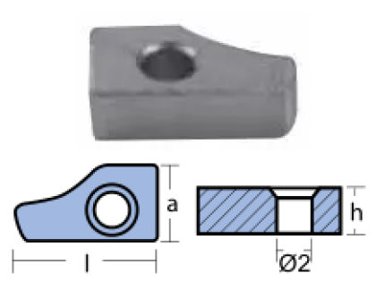 ЦИНКОВ АНОД MARINER-YAMAHA — 01121 TSEAL