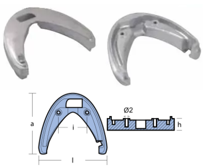 ЦИНКОВ АНОД YAMAHA — 01120 TSEAL
