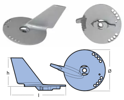 SKEG FOR ENGINE EVINRUDE HP 70 4 TEMPI — 00927 TSEAL