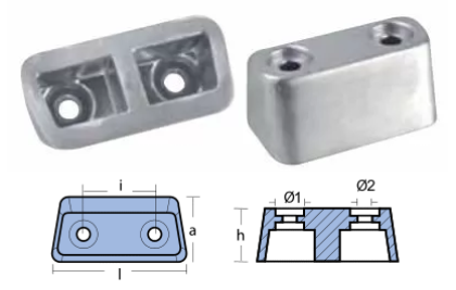 ЦИНКОВ АНОД OMC-COBRA — 00919 TSEAL