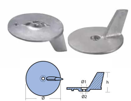 SKEG FOR ENGINE VOLVO PENTA SERIES F.B. — 00712 TSEAL