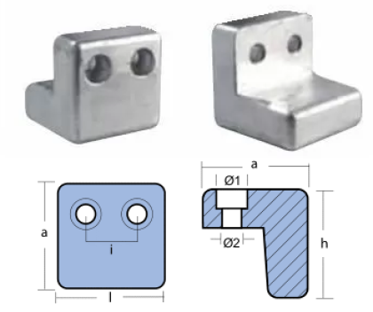 BRACKET VOLVO PENTA 270 TRIM — 00709 TSEAL