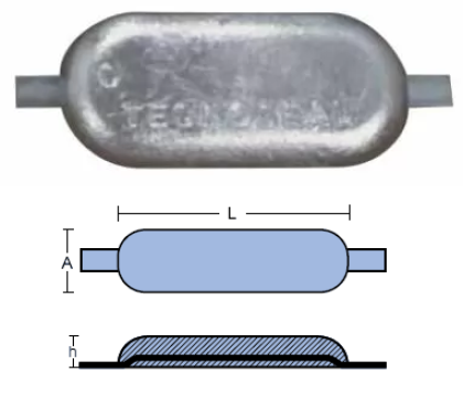 OVALE OF ALL. C/INSERT KG. 4,9 — 00309AL TSEAL
