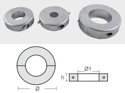 ЦИНКОВ АНОД ЗА ВАЛ - 30 mm — SHF-800555 RAK