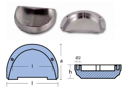 PLATE for ENGINES SX DRIVE VOLVO PENTA — 00726 TSEAL