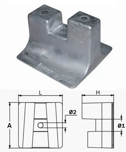 ЦИНКОВ АНОД YAMAHA — CM6AW-45373-00