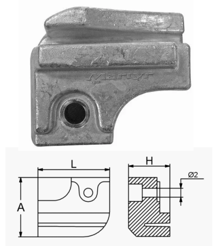 ЦИНКОВ АНОД VOLVO PENTA - XDP — CM3861636