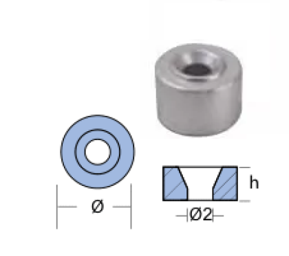 ЦИНКОВ АНОД YAMAHA — 01110 TSEAL