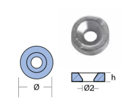 ЦИНКОВ АНОД MARINER-YAMAHA — 01109 TSEAL