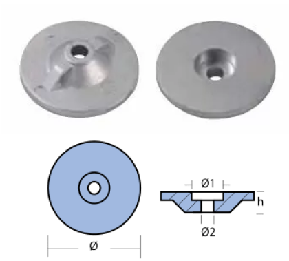 ЦИНКОВ АНОД YAMAHA — 01106 TSEAL