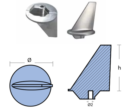 ЦИНКОВ АНОД MARINER — 01102 TSEAL