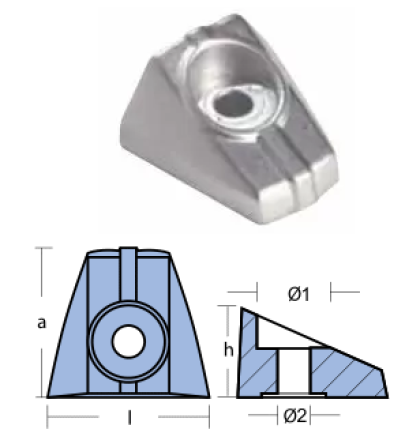 ЦИНКОВ АНОД JOHNSON-EVINRUDE — 00932 TSEAL