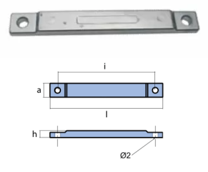 BAR ANODE FOR VERADO 350 CI — 00837 TSEAL