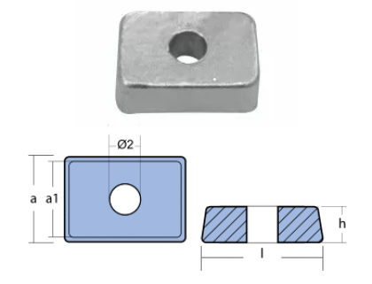 ЦИНКОВ АНОД MERCURY — 00834 TSEAL