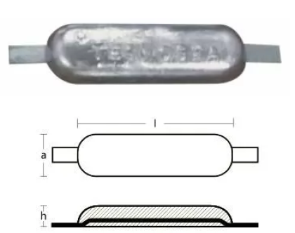 ANODES OF ZINC KG. 1.0 — 00301 TSEAL