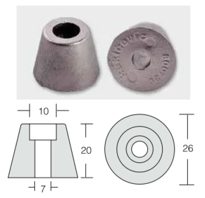 ZINC ANODE — VP-800730 RAK