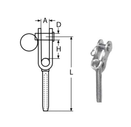 TOGGLE-TERMINAL A4 5MM — 8483405 MTECH
