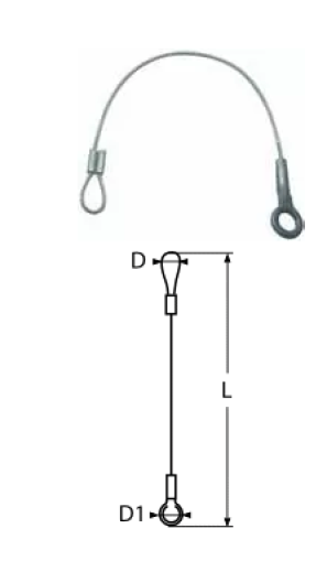 SECURITY WIRE A2 200MM — 87192200 MTECH