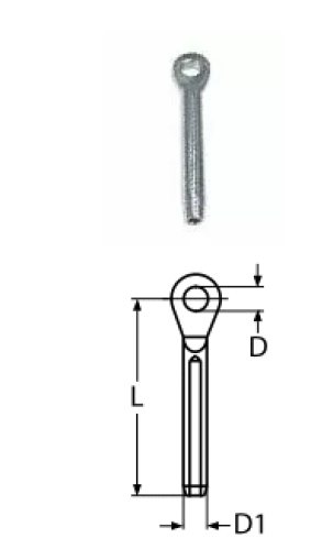 EYE TERMINAL A4 6MM — 8281406 MTECH
