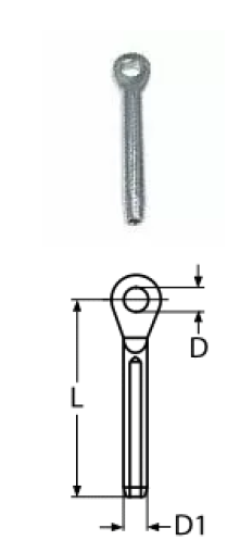 EYE TERMINAL A4 5MM — 8281405 MTECH
