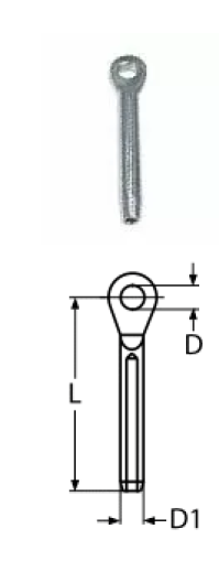 EYE TERMINAL A4 3MM — 8281403 MTECH