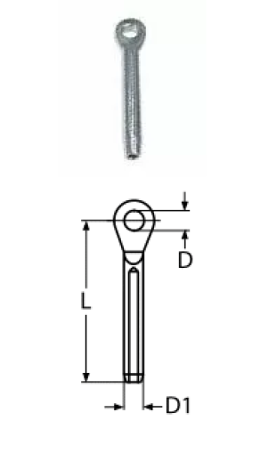 EYE TERMINAL A4 2.5MM — 82814025 MTECH