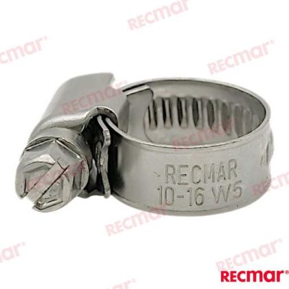 HOSE CLAMP 10-15 W5 (25) — REC38301-316
